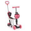 Patinete Evolutivo Lollipop Con Asiento Y Mango Parental Red