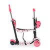 Patinete Evolutivo Lollipop Con Asiento Y Mango Parental Red