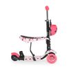 Patinete Evolutivo Lollipop Con Asiento Y Mango Parental Red