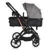 Carrito De Bebé Duo Convertible Rafaello Hasta 15 Kg De Moni Grey