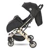 Silla De Paseo Ligera Con Cubrepiés Fiorano De Lorelli Black