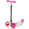 Patinete Infantil Con Luces En Las Ruedas Mini Pink Flowers