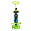 Patinete Infantil Con Asiento Y Respaldo Smart Plus  Blue/green De Lorelli