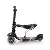 Patinete Infantil Con Asiento Smart  Black Flash De Lorelli