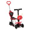 Patinete Infantil Con Asiento Y Respaldo Smart Plus Red Fire De Lorelli