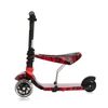 Patinete Infantil Con Asiento Y Respaldo Smart Plus Red Fire De Lorelli