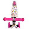 Patinete Plegable Rapid Con Luces Led  Pink Butterfly