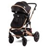 Carrito Dúo Convertible Lora Hasta 15 Kg De Lorelli Luxe Black