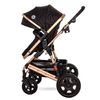 Carrito Dúo Convertible Lora Hasta 15 Kg De Lorelli Luxe Black