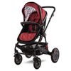 Carrito Dúo Convertible Lora Hasta 15 Kg De Lorelli Red Elephants