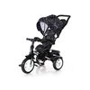 Triciclo Infantil Evolutivo Con Asiento Reversible Neo Air Black De Lorelli