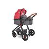 Carrito De Bebe Tres Piezas Alexa Cherry Red De Lorelli