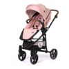 Carrito De Bebé Trio Con Capazo Duro Crysta Hasta 22 Kg De Lorelli Blossom Pink