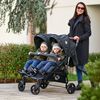 Silla De Paseo Gemelar Duo De Lorelli Black