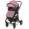 Carrito De Bebé Dúo Convertible Alba Premium De Lorelli Pink