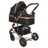 Carrito De Bebé Dúo Convertible Alba Premium De Lorelli Black