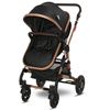 Carrito De Bebé Dúo Convertible Alba Premium De Lorelli Black