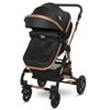 Carrito De Bebé Dúo Convertible Alba Premium De Lorelli Black