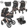 Carrito De Bebé Trío Viola Hasta 22 Kg Black Diamond