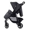 Silla De Paseo Olivia Con Cubrepiés De Lorelli Black