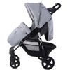 Silla De Paseo Olivia Con Cubrepiés De Lorelli Cool Grey