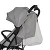 Silla De Paseo Ribera Ideal Para Viajar En Avión, Hasta 15 Kg De Lorelli Grey Icy