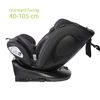 Silla De Auto Aviator I-size (40-150 Cm) Con Isofix Black Jasper