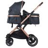 Carrito De Bebé Zara Dúo Convertible Anthracite De Chipolino