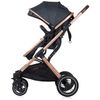 Carrito De Bebé Zara Dúo Convertible Anthracite De Chipolino