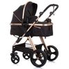 Carrito De Bebé Havana Trío Convertible Con Bolso Y Mosquitera De Chipolino Ebony