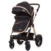 Carrito De Bebé Havana Trío Convertible Con Bolso Y Mosquitera De Chipolino Ebony