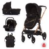 Carrito De Bebé Elite Tres Piezas De Chipolino Ebony