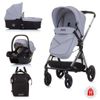 Carrito De Bebé Elite Tres Piezas De Chipolino Graphite