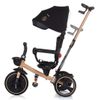 Triciclo Plegable Con Asiento 360º Alpha De Chipolino Ebony