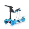 Patinete Infantil 3 En 1 Multi Plus Con Asiento Y Mango Parental Blue