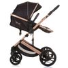 Carrito De Bebé Duo Convertible Amore Hasta 22 Kg Obsidian Gold