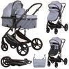 Carrito De Bebé Duo Convertible Amore Hasta 22 Kg Ash Grey