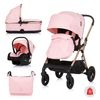 Carrito De Bebé Trio Infinity Hasta 22 Kg Flamingo