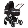 Carrito De Bebé Duo Convertible Aura Hasta 22 Kg Obsidian Silver