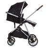 Carrito De Bebé Duo Convertible Aura Hasta 22 Kg Obsidian Silver