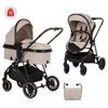 Carrito De Bebé Duo Convertible Aura Hasta 22 Kg Macadamia