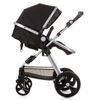 Carrito De Bebé Havana Trio Convertible Hasta 22 Kg Con Bolso Y Mosquitera Obsidian Leaves