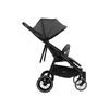 Carrito De Bebé Gemelar Happy 2 Accesorios Plegable Gris Oscuro Kikkaboo