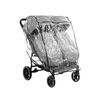 Carrito De Bebé Gemelar Happy 2 Accesorios Plegable Gris Claro Kikkaboo