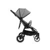 Carrito De Bebé Gemelar Happy 2 Accesorios Plegable Gris Claro Kikkaboo