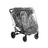 Carrito De Bebé Gemelar Happy 2 Accesorios Plegable Negro Kikkaboo