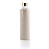 Botella Equa Mismatch Piel Beige Con Asa Metal 750 Ml