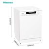 Lavavajillas Hisense Hs642c60w Blanco C