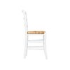 Silla Rústica Paysanne  39x41x86 Cm Color Blanco Vente-unique