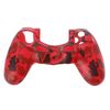 Actecom Funda Carcasa + Grip Silicona Camuflaje Rojo Mando Sony Ps4 Playstation 4